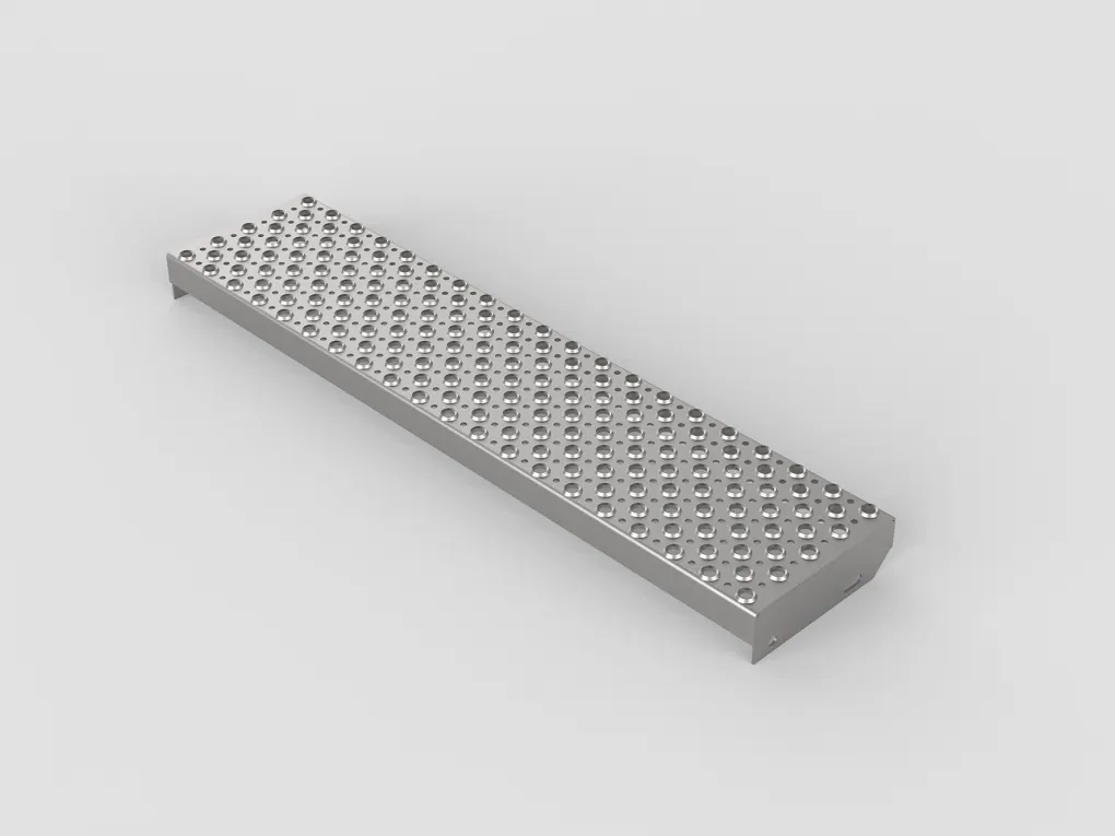 Geperforeerd paneel traptrede