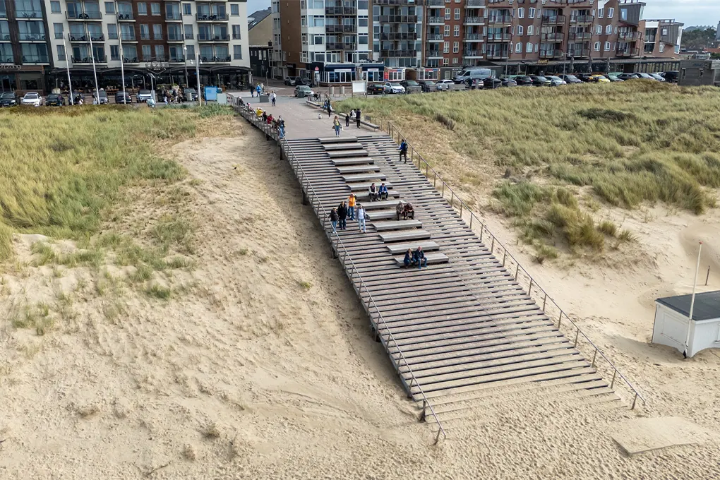 Een duurzame verbinding tussen boulevard en zee