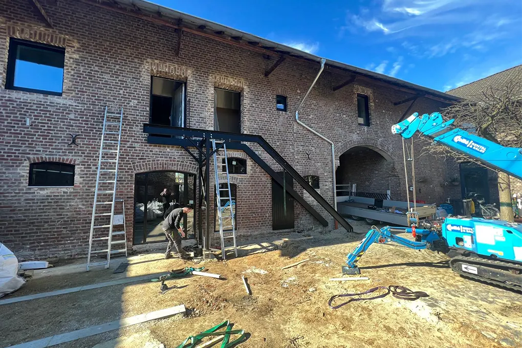 JettyDeck trappen en bordessen B&B Bon Vert