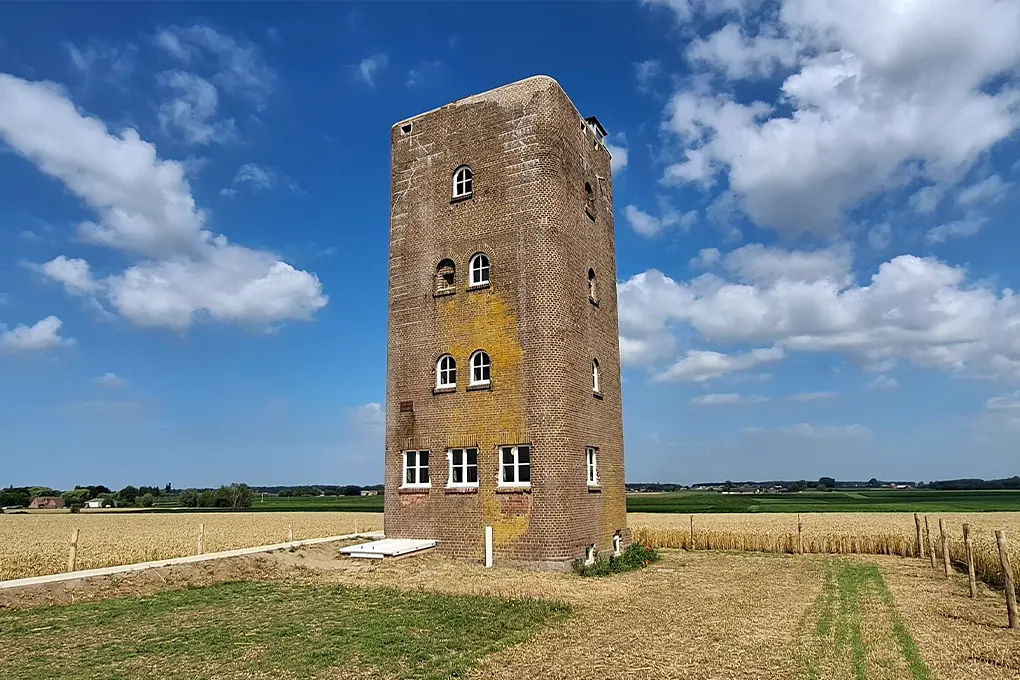 Duitse observatietoren Poperinge, West-Vlaanderen