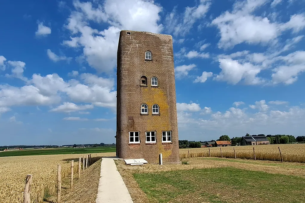 Duitse observatietoren Poperinge, West-Vlaanderen